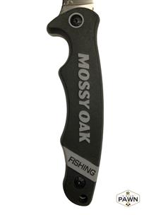 Mossy Oak Fishing Tool - Fish Fillet Knife With Plastic Sheath 4-N-1 Tool  Very Good